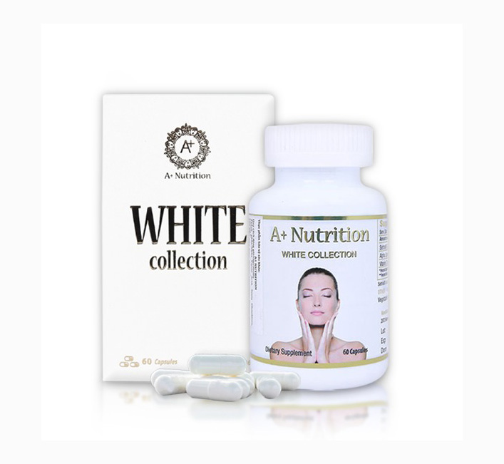 Viên uống sáng da chống lão hoá A+ Nutrition White Collection Nhập khẩu từ USA (60 Viên)